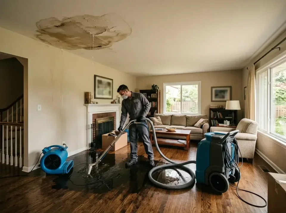 attic-pipe-burst-ceiling-drip-008 — frequently asked questions, Water Damage Restoration & Carpet Care in Carrington, ND